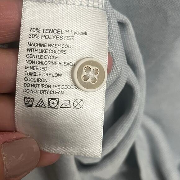 TOMMY BAHAMA Ash Gray Short Sleeve Polo Shirt Men’s Size XLarge - Picture 9 of 11